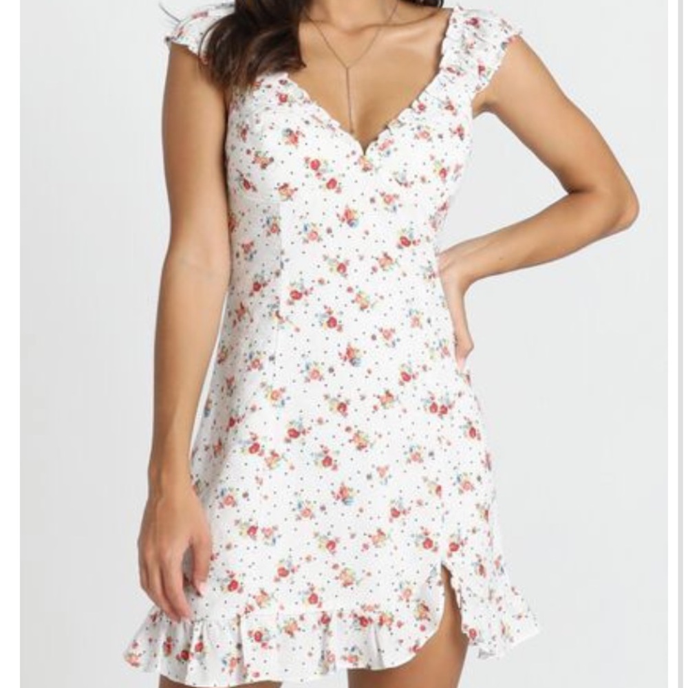 Showpo Faye Cap Sleeve Dress XS